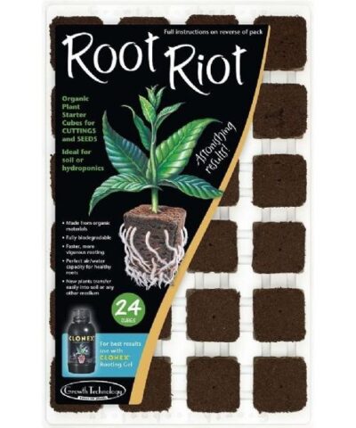 Root riot besidder alle de nødvendige næringstoffer, som frø og stiklinger har brug for i det tidlige stadie.