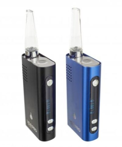 Flowermate Mini V5.0S Pro vaporizer i blå og sort.