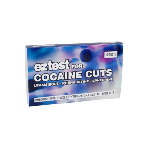 EZtest kit for identifikation af kokain blandingsprodukter med 10 tests