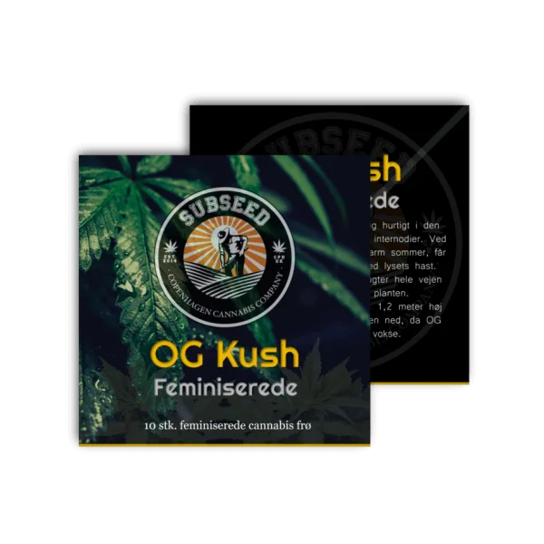 OG Kush feminiserede cannabisfrø fra Subseeds