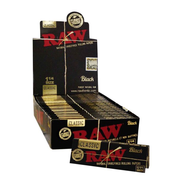 RAW Black Classic Papers 1 1/4 Extra Fine - Image 2