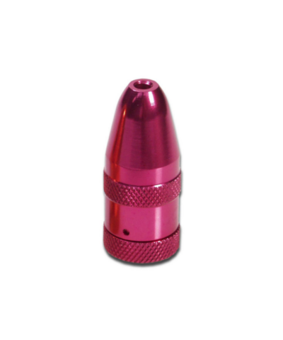 En pulver dispenser/blaster i farven rød