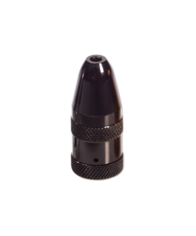 En sort pulver dispenser
