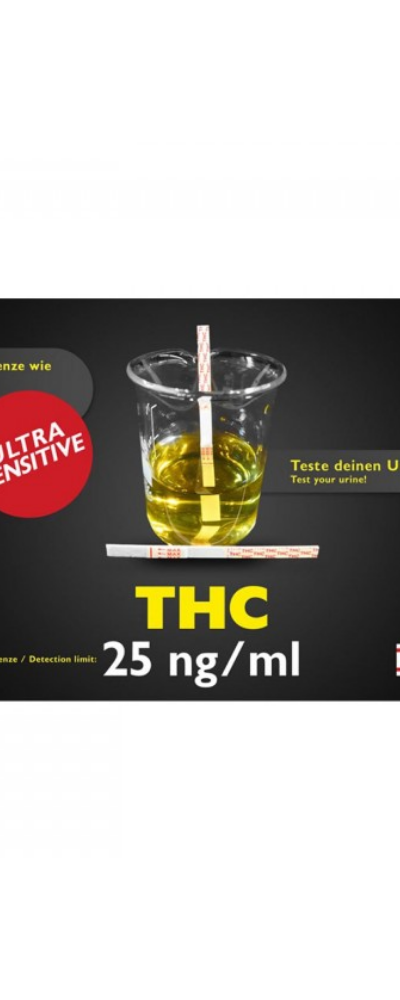 Ultra sensitiv THC narkotest kit med detektion på 25 ng/ml