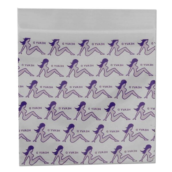 Zipper bags med Heavy D-design, robuste poser til sikker opbevaring.