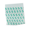 Zipper bags med dollar-design, stilfulde og praktiske poser til opbevaring.