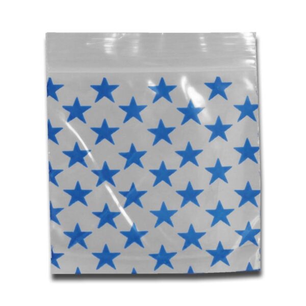 Zipper bags med stars-design, ideelle til sikker og stilfuld opbevaring.