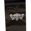 Zipper bags med skull-design, praktiske og stilfulde poser til opbevaring.