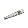 Black Leaf Glass Chillum i klar glas