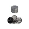 Black Leaf aluminium grinder, fire dele, holdbar og præcis til kvalitetsformaling.