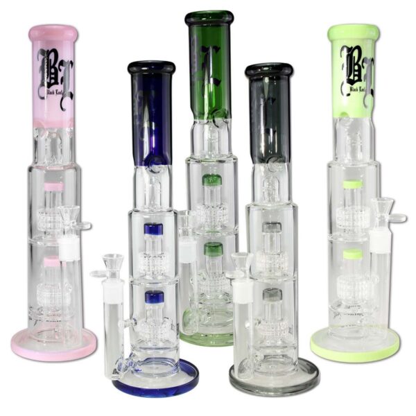 BL Ice Bong 2x Drum Percolator - Pink | Subseed.dk - Image 2