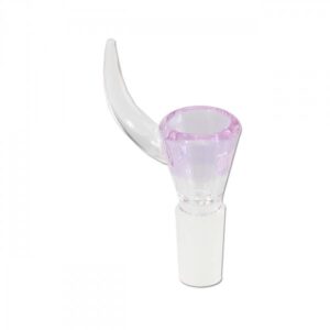 Rosa BL bonghoved med horn og SG14, stilfuldt og unikt design.