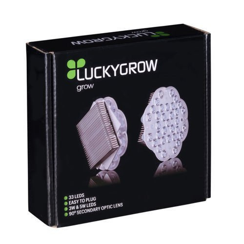 LuckyGrow 90 LED lyskilde, designet til effektiv belysning under vækst og blomstring.