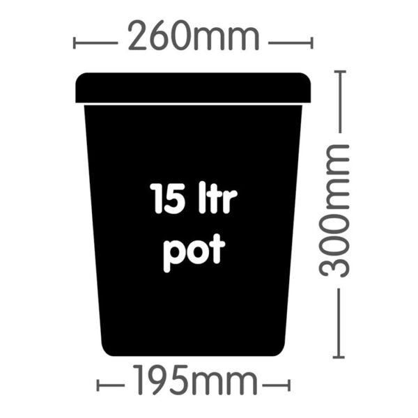 Firkantet plantepotte | 15L - til Autopot - Image 4