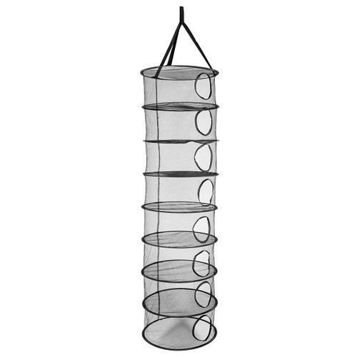 RoyalRoom tørrenet, Ø45 cm, H150 cm, designet til sikker og effektiv tørring af urter og planter.