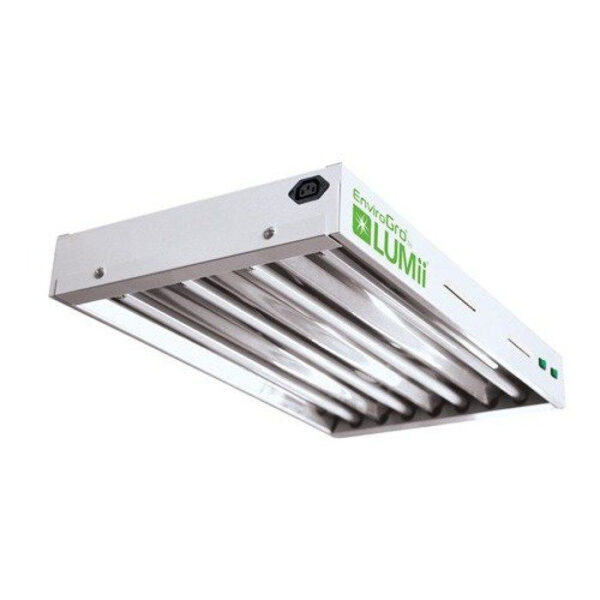 EnviroGro Lumii T5 lys system, 4 pærer, 96W, 60 cm, designet til vækst og plantepleje.