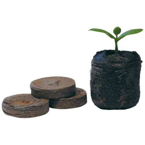 Jiffy 7 tørvepille (24mm), spiringsdisk til nem og effektiv planteetablering.