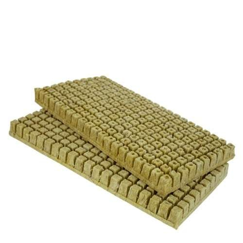 Grodan mineraluldterninger 25x25x40 mm, pakke med 200 stk., ideelle til frøspiring og stiklinger.