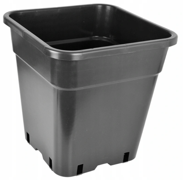 Firkantet plantepotte 25 liter til store planter og indendørs brug