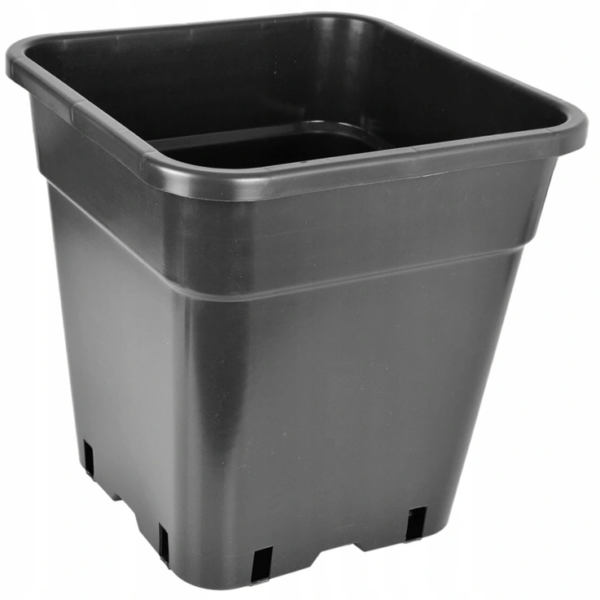 Firkantet plantepotte 25 liter til store planter og indendørs brug