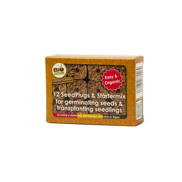 Biotabs | Frøplugge 12 stk. med startmix til frøspiring og omplantning af kimplanter - Image 6