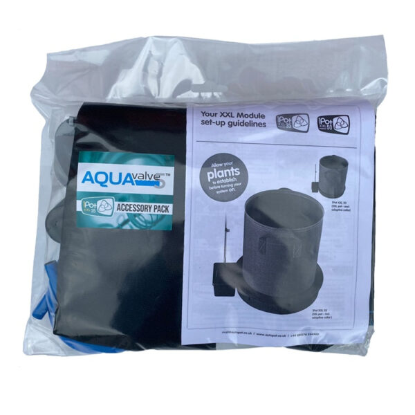 AutoPot tilbehørspakke til 35L XXL, inkl. potte og 9 mm modul, designet til automatiserede vandingssystemer.