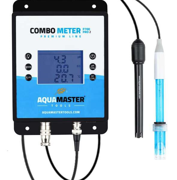 Aqua Master Pro 2 Combo Meter, alt-i-en løsning til præcis pH, EC, CF, PPM og temperaturmåling.