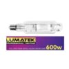 Lumatek MH pære 600W, 6400K, designet til vegetativ vækstfase med kraftig lysintensitet.