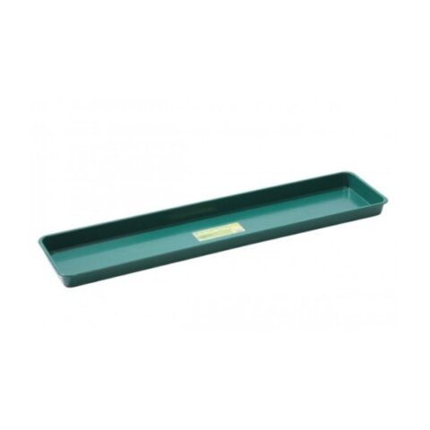 Garland grobakke i plast, sort, måler 76x17,5xH3 cm. Ideel til frø og stiklinger med praktisk, holdbar udformning.