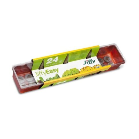 Jiffy Easy minidrivhus med 24 Jiffy piller til frøspiring og kimplante
