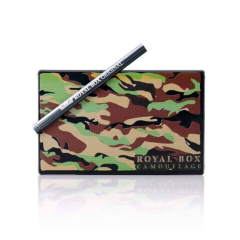 Royal Box | Mørk camouflage - Snuff Box + snifferør