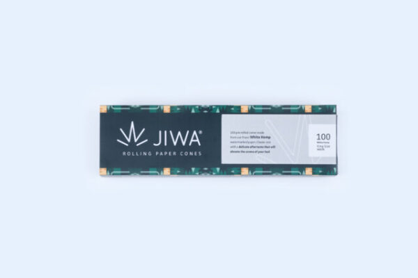 King size | 100 stk. Hamp cones | Jiwa - Image 2