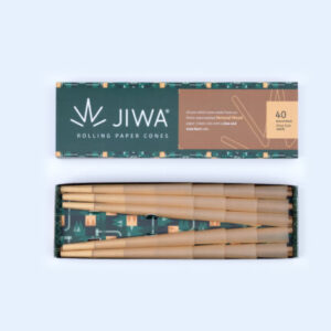 King Size Ublegede Cones 40 stk. med langt filter fra Jiwa - 109 mm