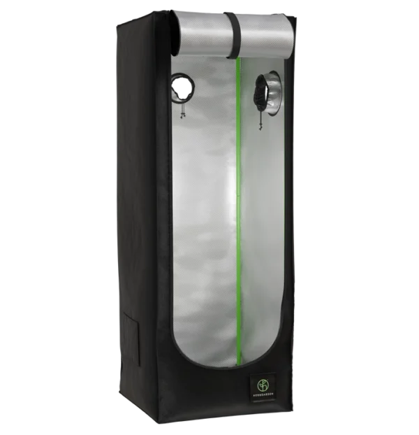 Growbox Herbgarden Silver grow tent 50x50x140 cm + LED Agrolite 120W complete grow tent kit - Image 2