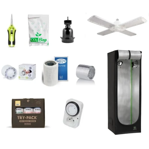 Growbox Herbgarden 60x60x180 cm + LED Agrolite 120W