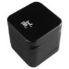 Black Leaf | CUBY firkantet alu-grinder 4-delt (sort) - Subseed.dk