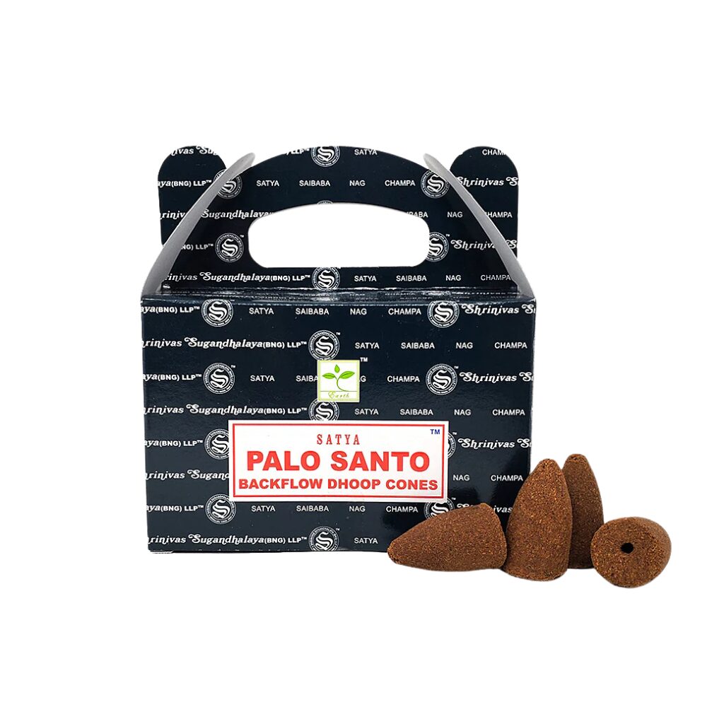 Satya | Røgelseskegler – Palo Santo Backflow Dhoop
