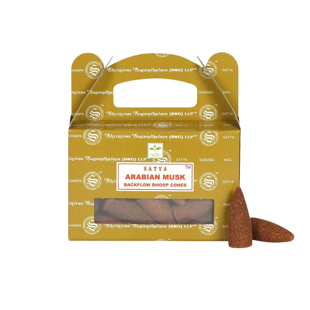 Satya | Røgelseskegler – Arabian Musk Backflow Dhoop
