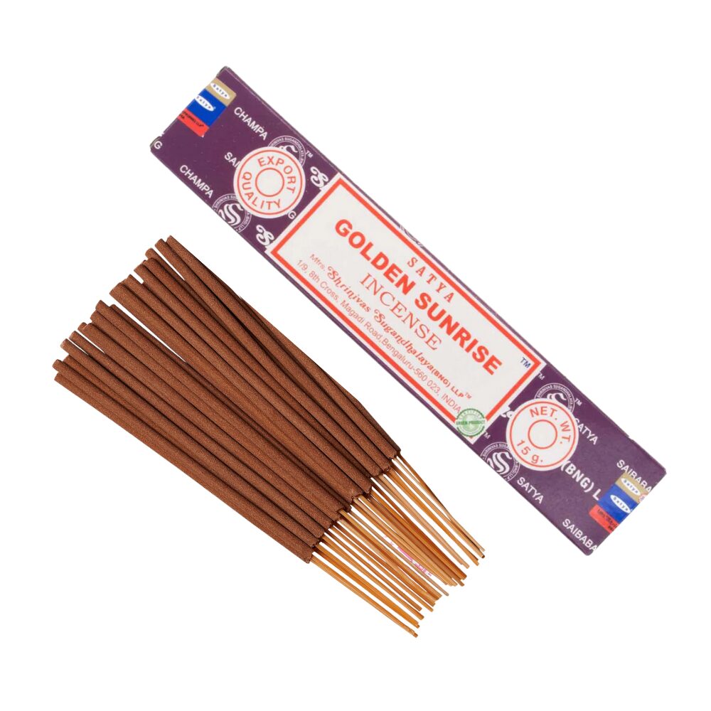 Satya | Røgelsespinde – Golden Sunrise – 15 g