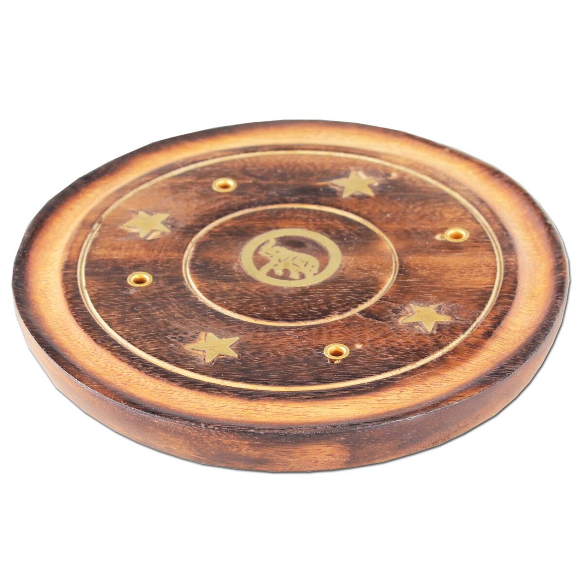 Røgelsesholder i mangotræ - Subseed.dk