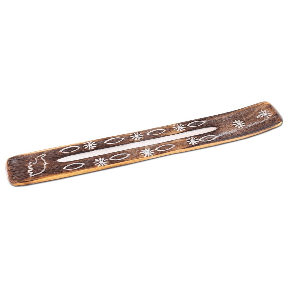 Røgelsesholder i mangotræ - Subseed.dk